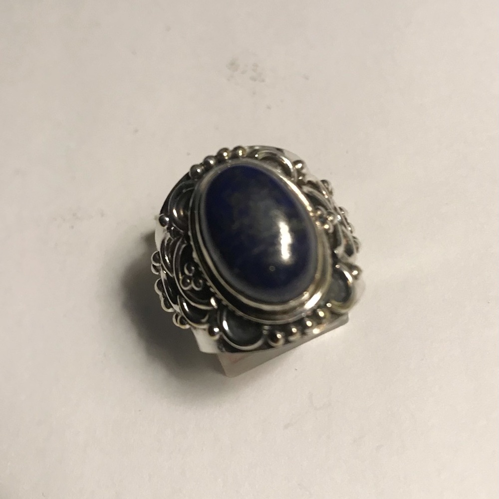 Lapis Lazuli 925 Sterling Silver Ring